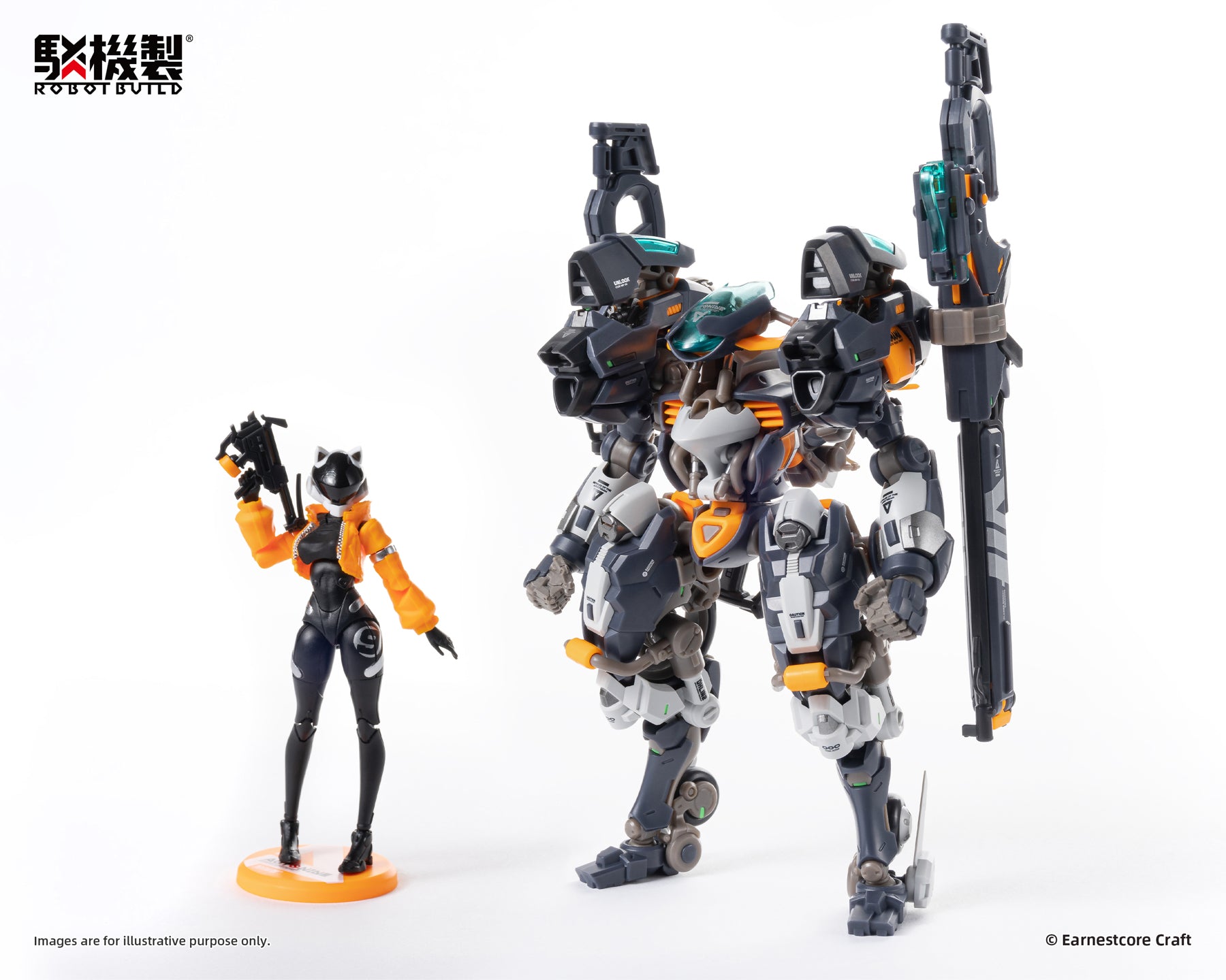 Robot Build RB-14 Denki No. 9 AutoNine Figure