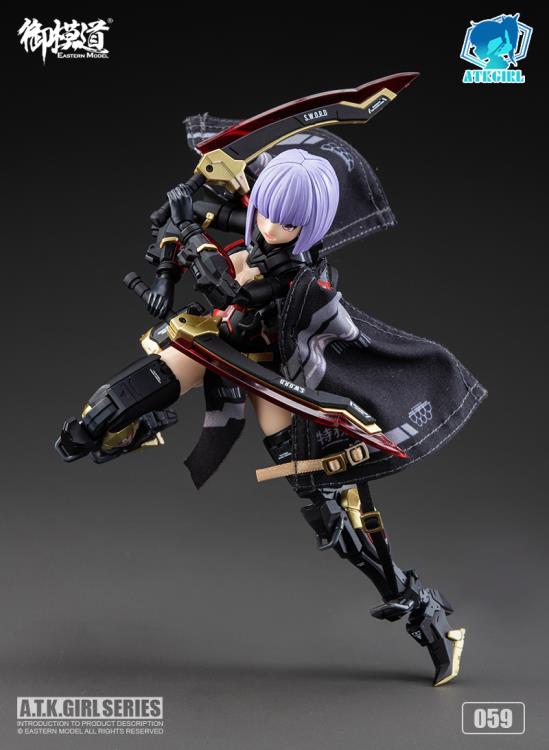 A.T.K. Girl Brocade-Clad Elite Guard (Jinyi Wei JW059 - Red Ver.) 1/12 Scale Model Kit