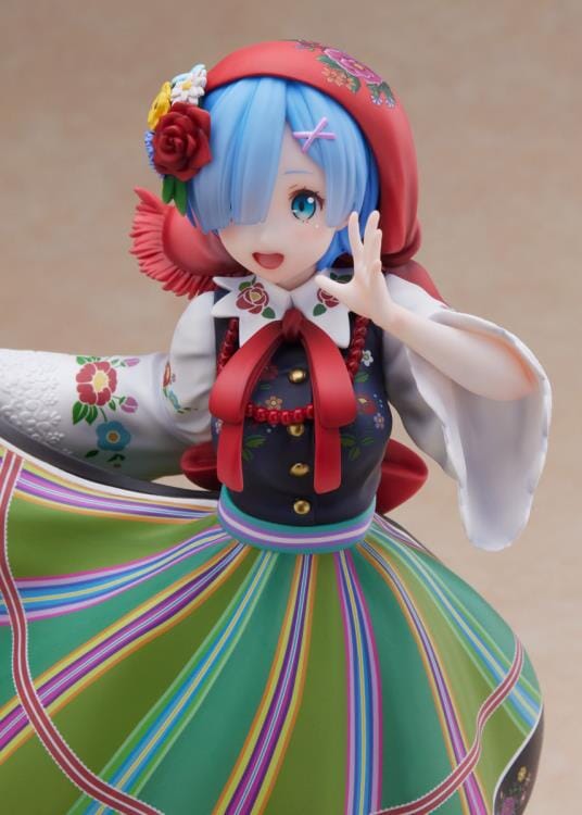 Re Zero Starting Life in Another World F Nex Rem (Country Dress Ver.) 1/7 Scale Figure