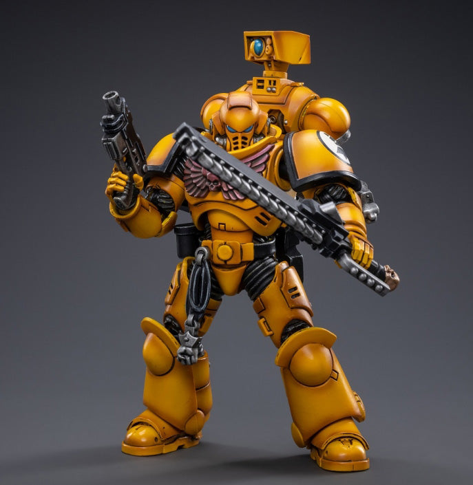 Warhammer 40K Imperial Fists Intercessors Brother Marine 1/18 Scale Figure