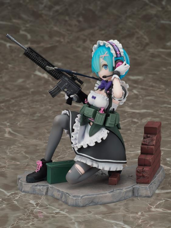 Re Zero Starting Life in Another World F Nex Rem (Military Ver.) 1/7 Scale Figure