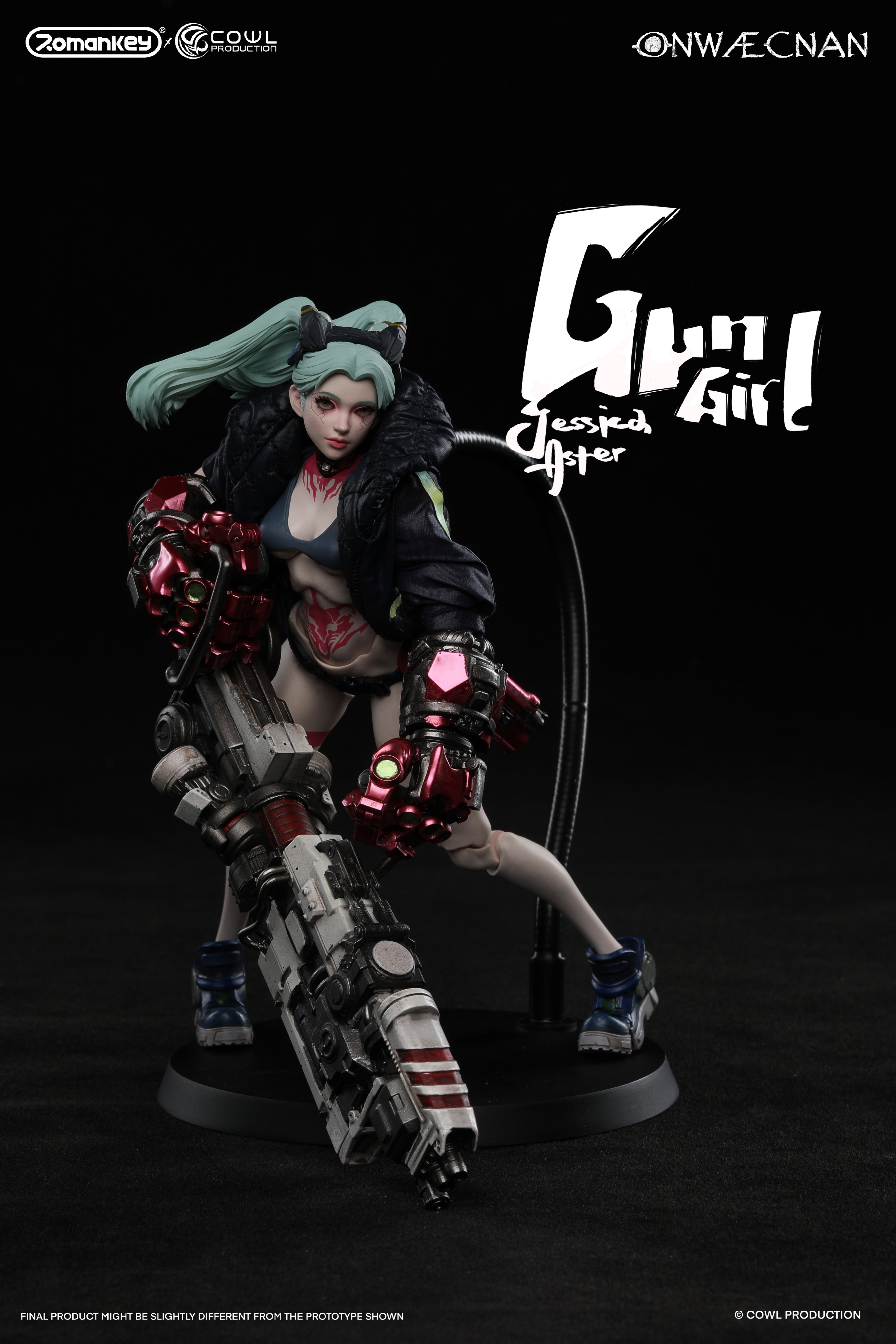 Romankey X Cowl 1/12 Gun Girl Jessica Aster Deluxe Version Action Figure