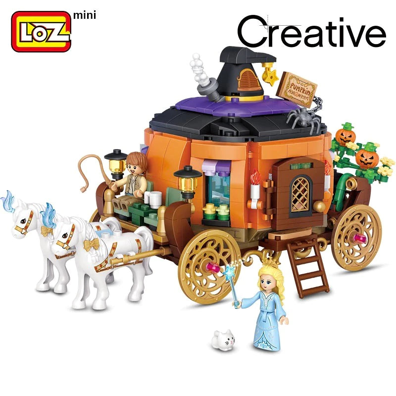 LOZ Creative 1134 Pumpkin Carriage