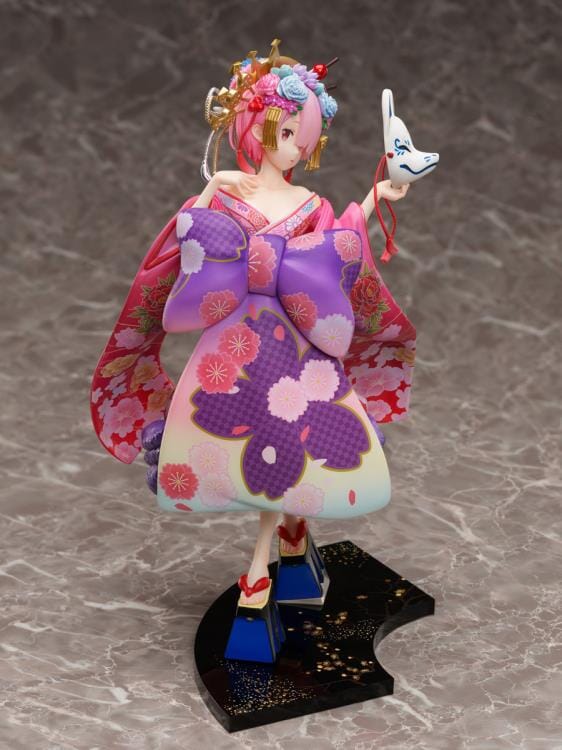 Re Zero Starting Life in Another World F Nex Ram (Parade of the Oiran Dochu Ver.) 1/7 Scale Figure