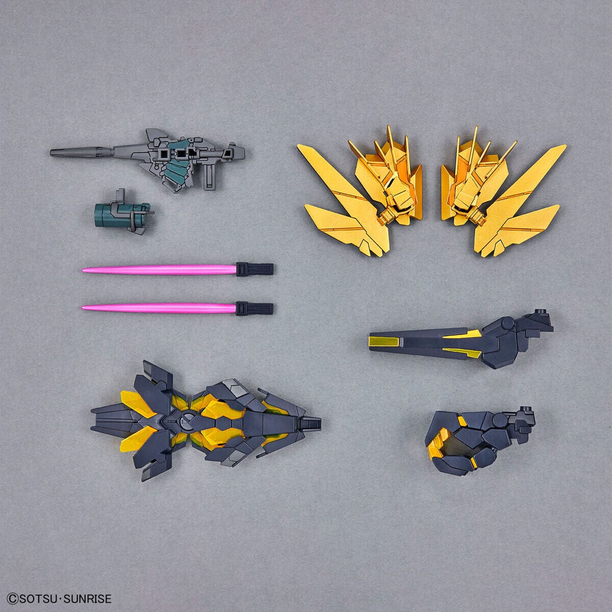 SD Gundam Cross Silhouette (SDCS) #19 Unicorn Gundam 02 Banshee (Destroy Mode) & Banshee Norn Parts Set