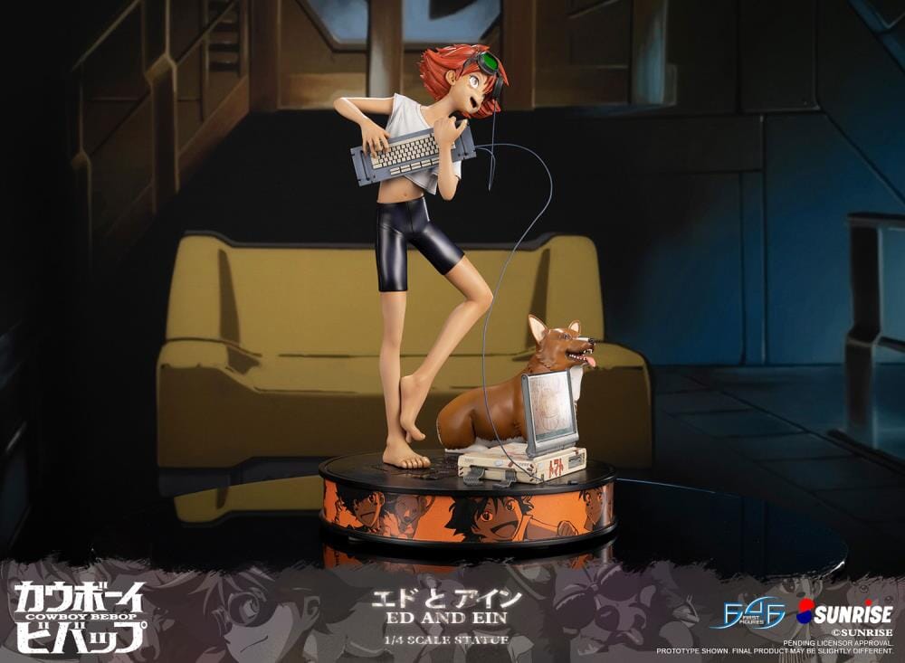 Cowboy Bebop Ed and Ein 1/4 Scale Statue