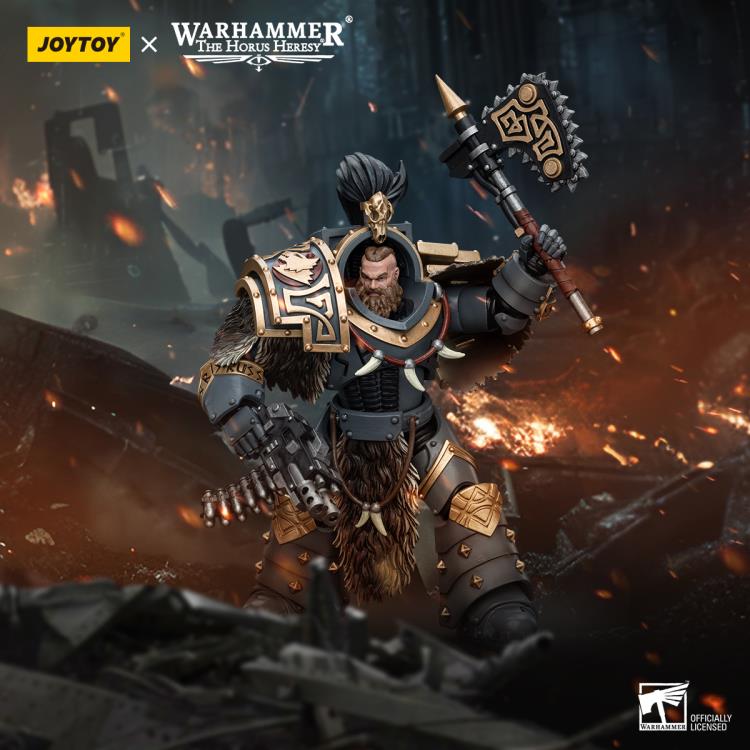 Warhammer 40k Space Wolves Varagyr Wolf Guard Squad Varagyr Terminator 4 1/18 Scale Action Figure