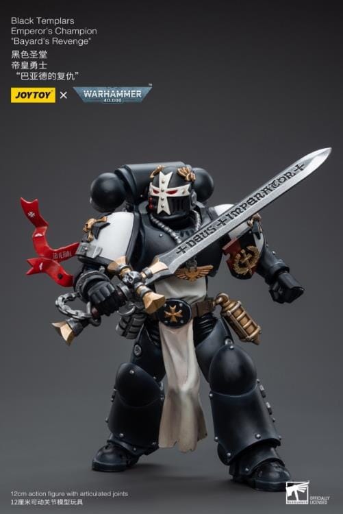 Warhammer 40K Black Templars Emperor's Champion Bayard's Revenge 1/18 Scale Figure