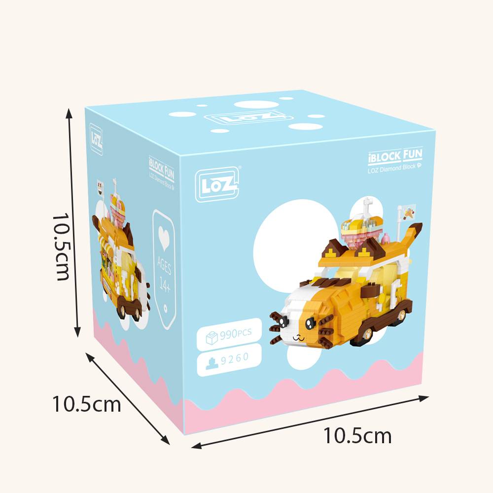 LOZ IDEAS Mini Block 9260 Cat Car Building Set