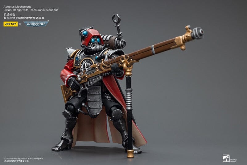 Warhammer 40K Adeptus Mechanicus Skitarrii Ranger with Transuranic Arquebus 1/18 Scale Figure