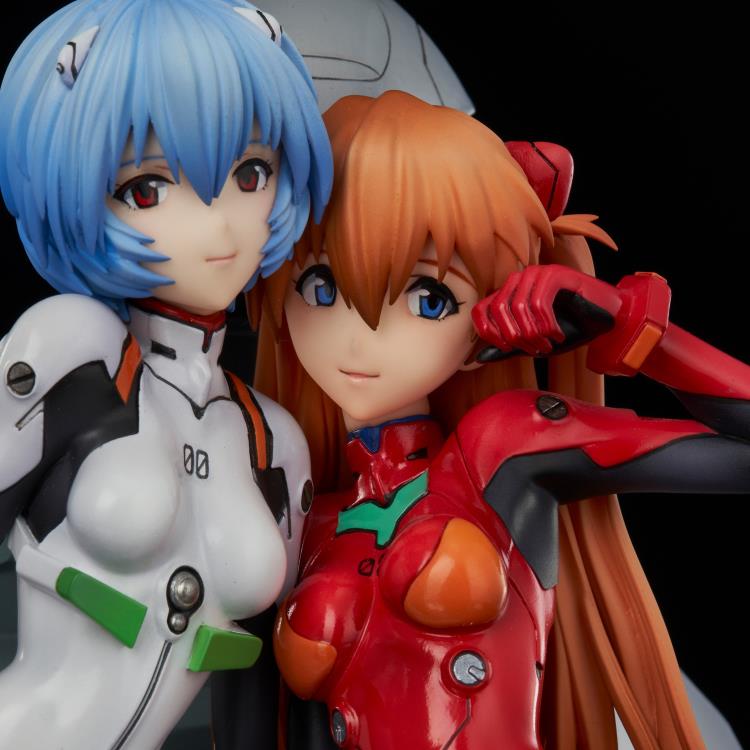 Neon Genesis Evangelion Rei & Asuka Twinmore Object Figure