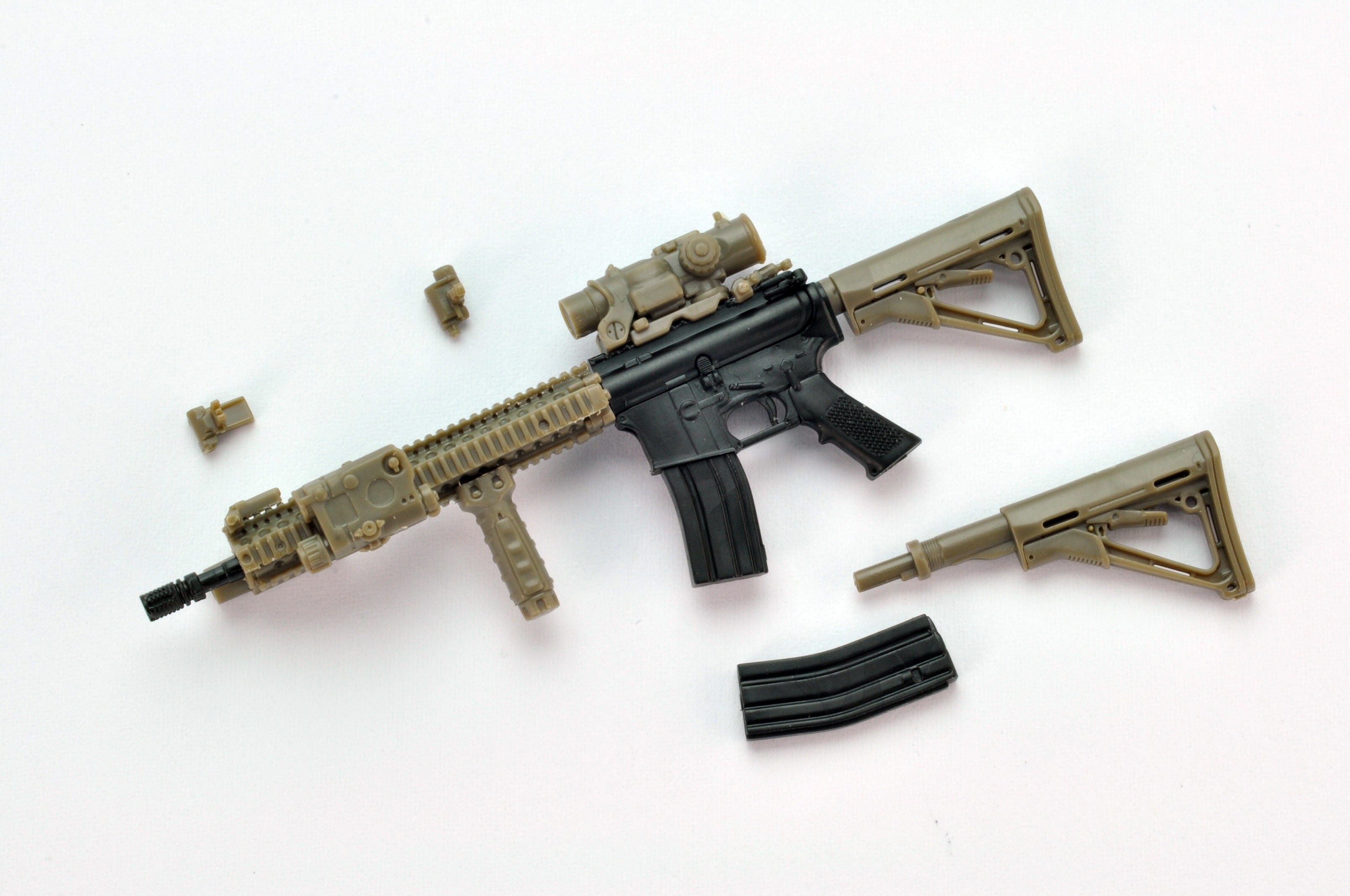 Little Armory LA037 M4A1 SOPMOD BLOCK 2 Type 1/12 Scale Accessory Set