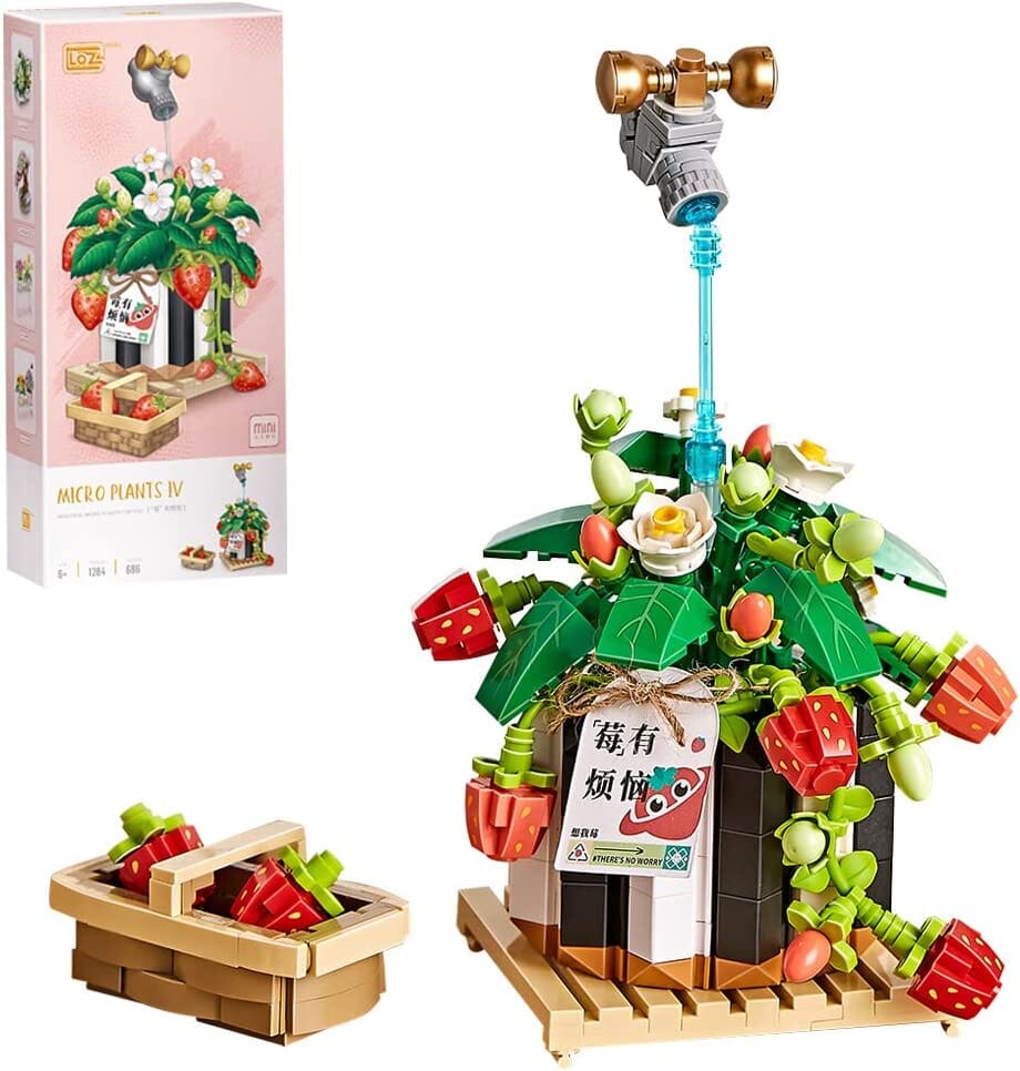 LOZ Eternal Flower 1284 Strawberry Bonsai