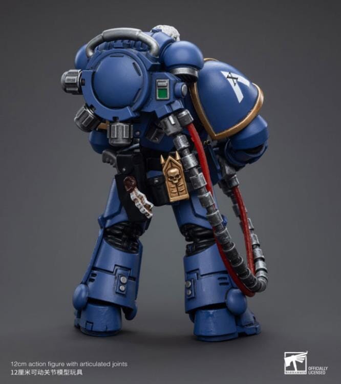 Warhammer 40K Ultramarines Hellblasters Sergeant Ulaxes 1/18 Scale Figure