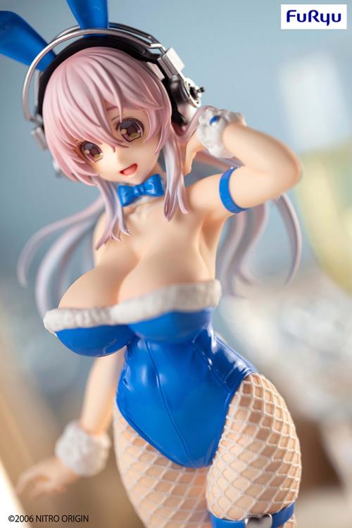 Nitroplus BiCute Bunnies Super Sonico (Blue Rabbit Ver.) Figure