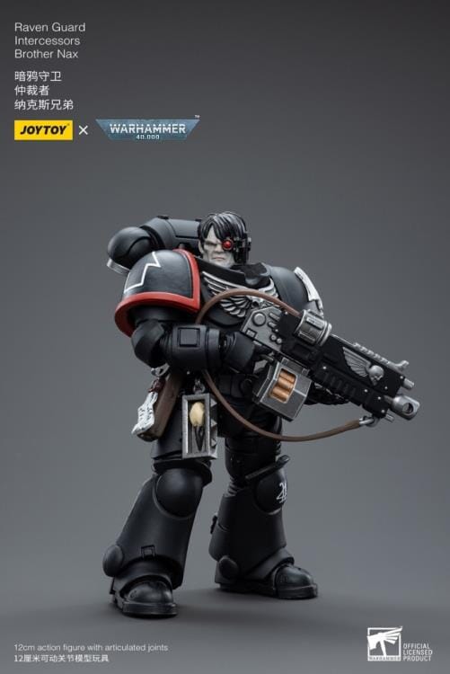 Warhammer 40K Raven Guard Intercessors Brother Nax 1/18 Scale Figure (Reissue)