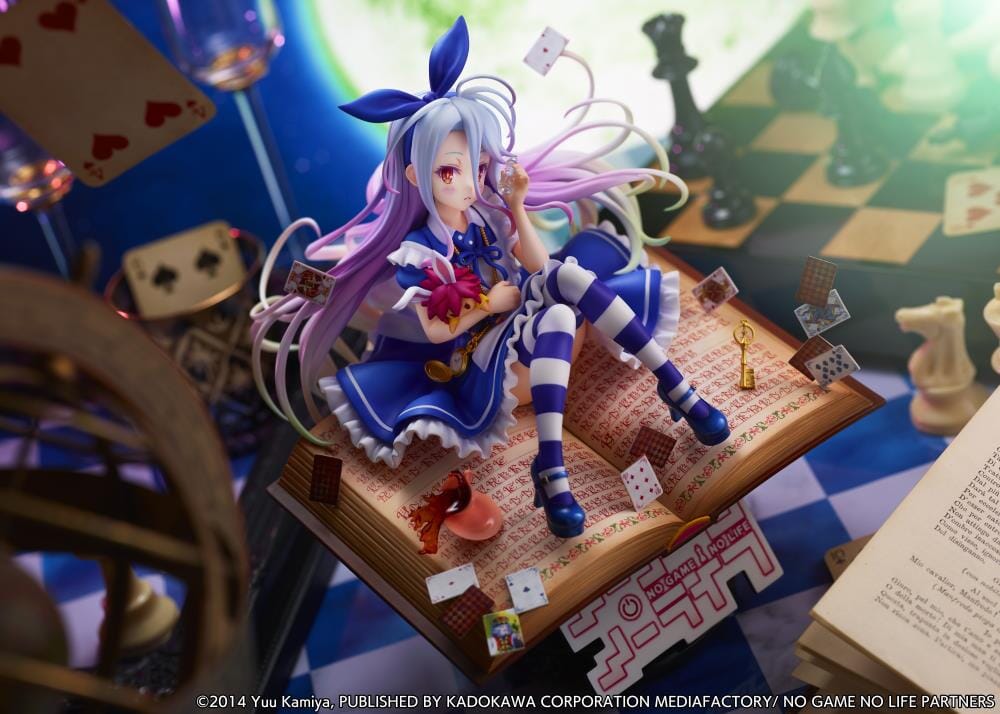 No Game No Life Shiro (Alice in Wonderland Ver.) 1/7 Scale Shibuya Scramble Figure