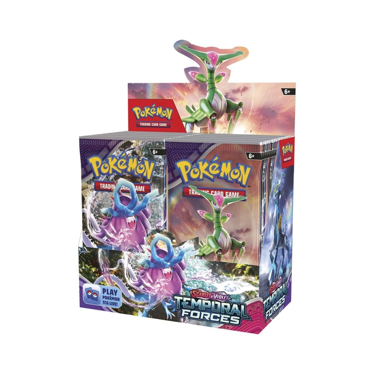 Pokemon TCG Scarlet & Violet-Temporal Forces Booster Display Box (36 Packs)