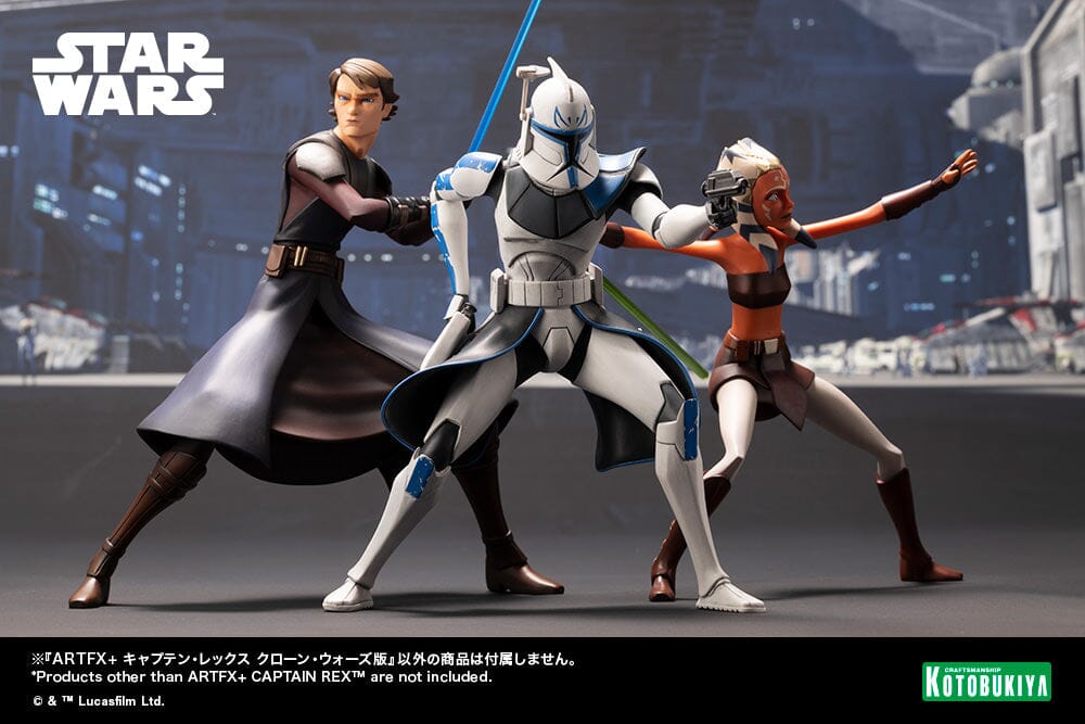 Star Wars The Clone Wars ArtFX+ Captain Rex Statue