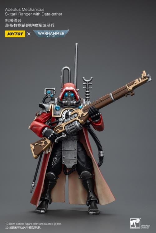 Warhammer 40K Adeptus Mechanicus Skitarrii Ranger with Data-Tether 1/18 Scale Figure