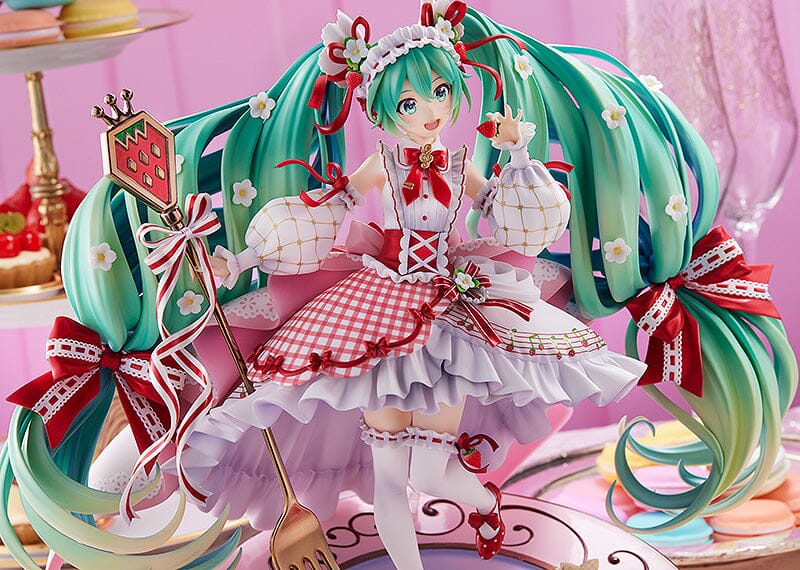 Vocaloid Hatsune Miku Strawberry Motif (15th Anniversary) 1/7 Scale Figure