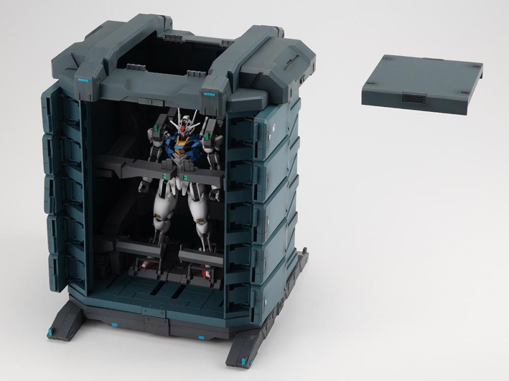 Mobile Suit Gundam The Witch From Mercury Realistic Model Series G Structure (GS07-A) MS Container (Weathering Color Edition)