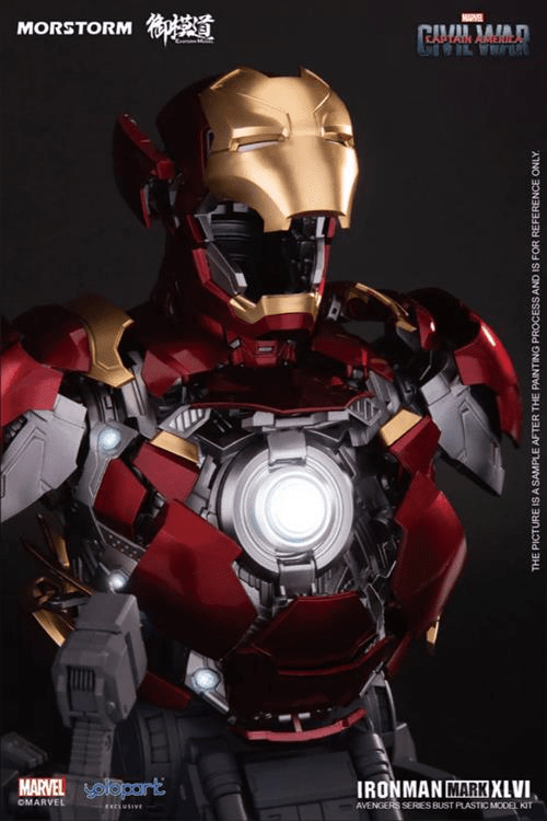 Captain America: Civil War Iron Man Mark 46 Bust Model Kit