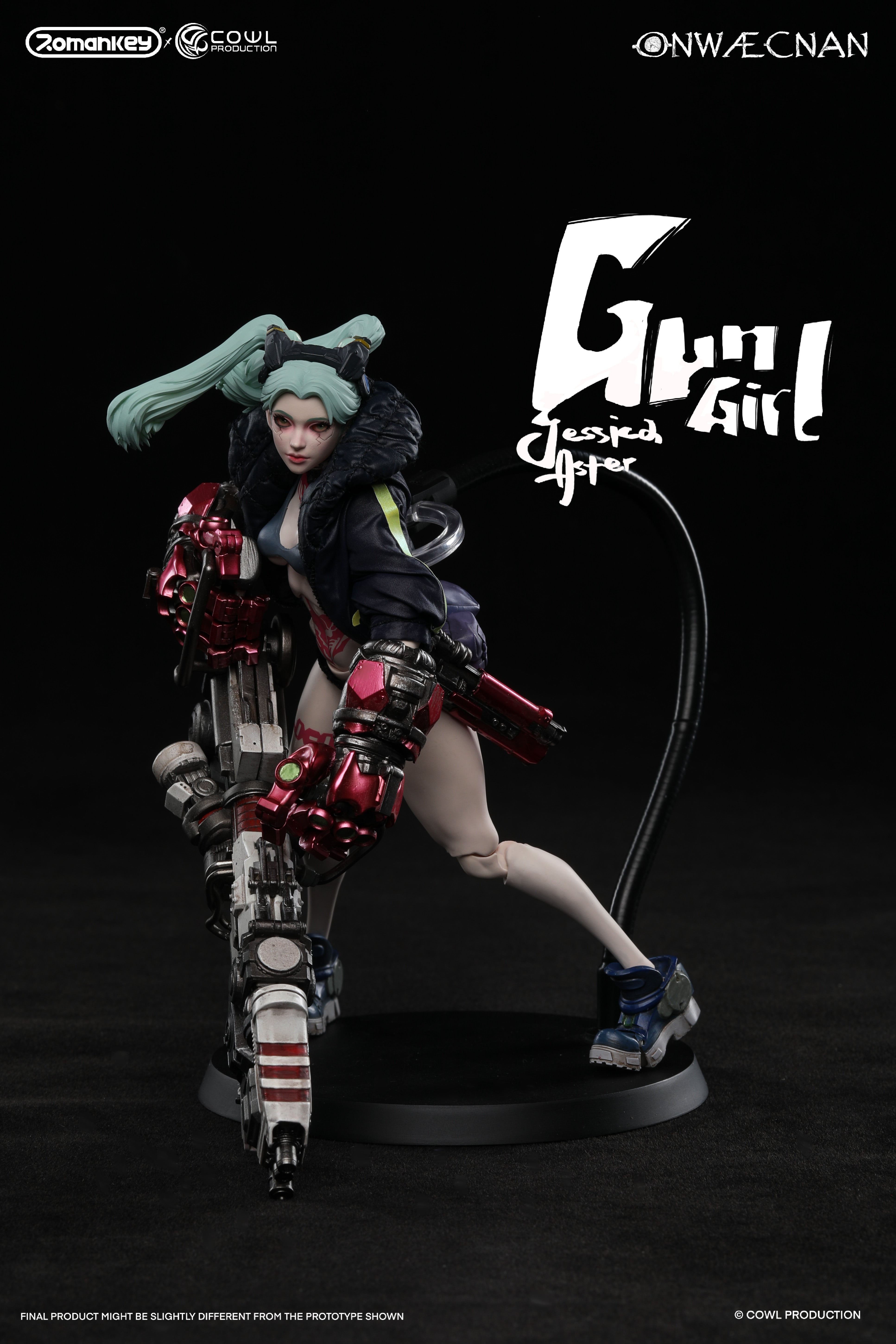 Romankey X Cowl 1/12 Gun Girl Jessica Aster Deluxe Version Action Figure