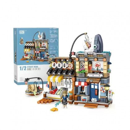 LOZ Ideas Street Mini 1231 Seafood Shop