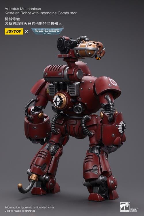 Warhammer 40k Adeptus Mechanicus Kastelan Robot with Incendine Combustor 1/18 Scale Figure