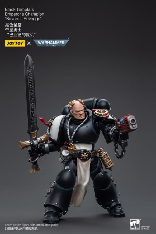 Warhammer 40K Black Templars Emperor's Champion Bayard's Revenge 1/18 Scale Figure