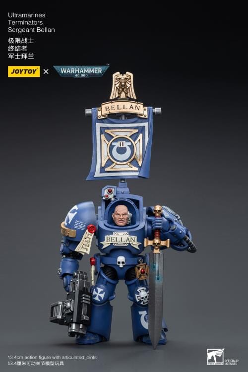 Warhammer 40K Ultramarines Terminators Sergeant Bellan 1/18 Scale Figure