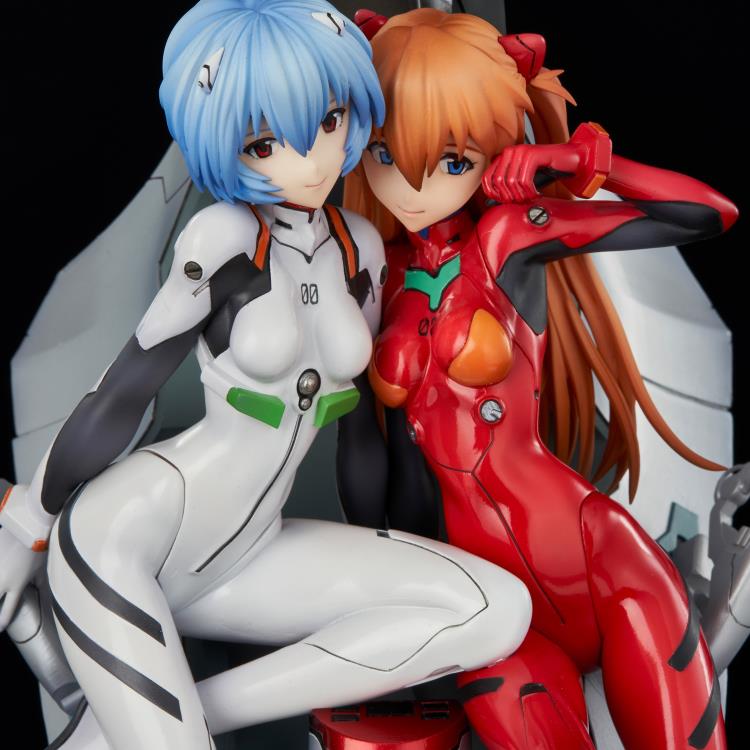 Neon Genesis Evangelion Rei & Asuka Twinmore Object Figure