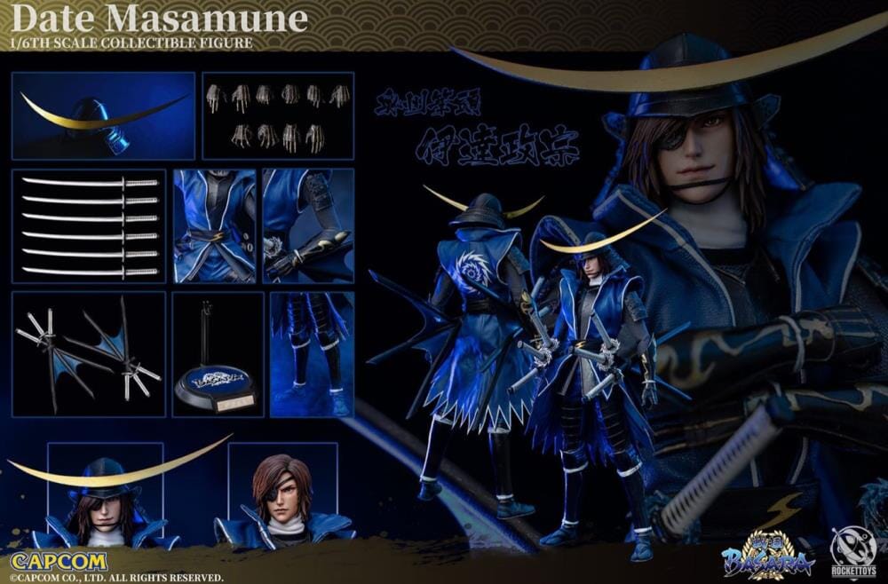 Sengoku Basara Date Masamune 1/6 Scale Figure