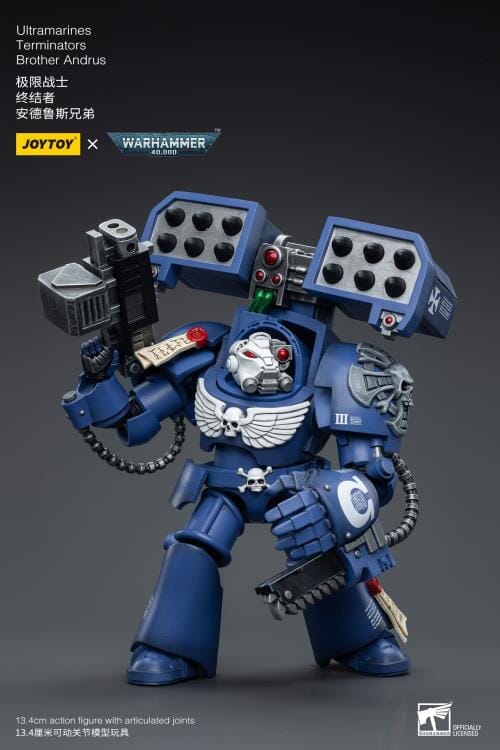 Warhammer 40K Ultramarines Terminators Brother Andrus 1/18 Scale Figure