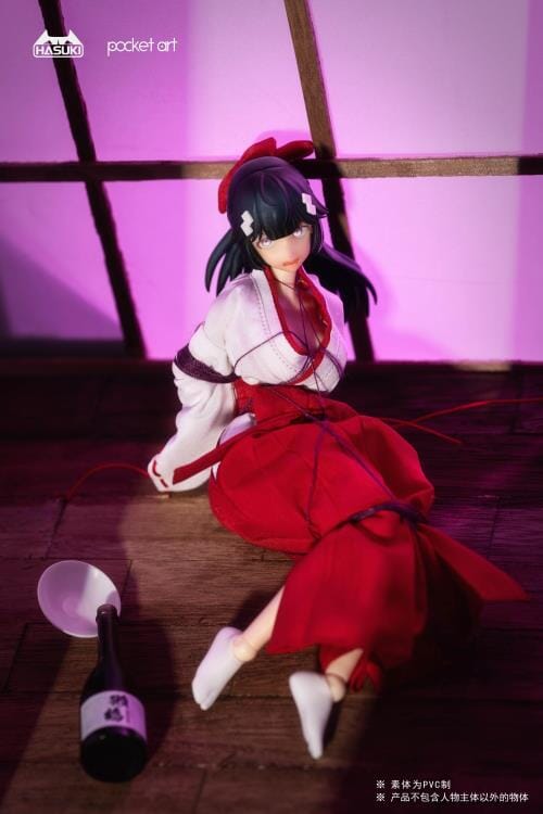 Pocket Art Series Exorcism Shrine Maiden Tsubaki 1/12 Scale Figure