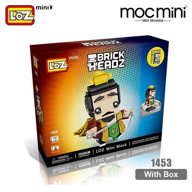 LOZ Brick Headz 1453 Liu Bei