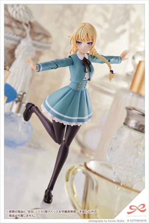 Sousai Shojo Teien St. Iris Girls' High School Winter Clothes Ritsuka Saeki 1/10 Scale Model Kit