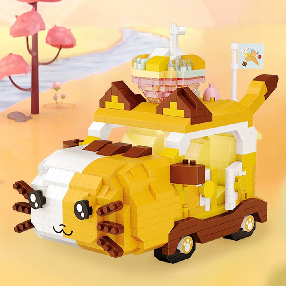 LOZ IDEAS Mini Block 9260 Cat Car Building Set