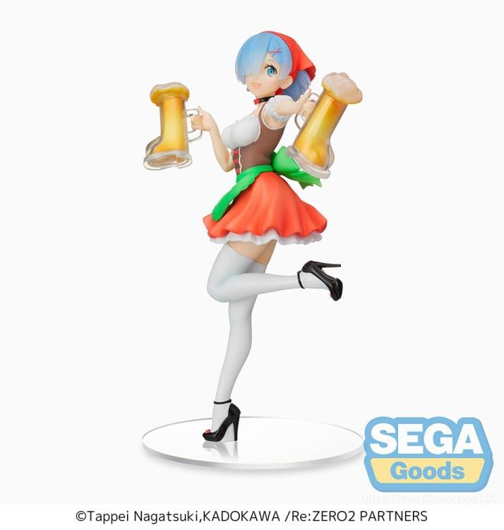 Re Zero Starting Life in Another World Rem (Oktoberfest Ver.) Super Premium Figure (Reissue)