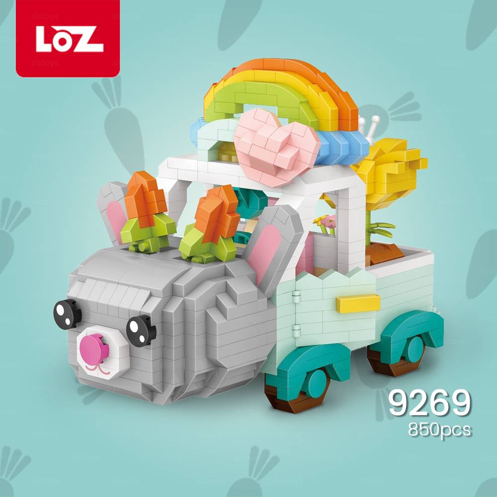 LOZ IDEAS Mini Block 9269 Rabbit car Building Set