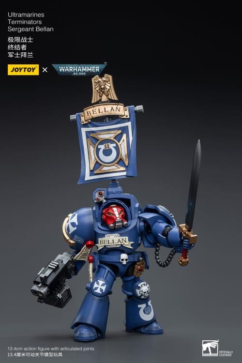 Warhammer 40K Ultramarines Terminators Sergeant Bellan 1/18 Scale Figure