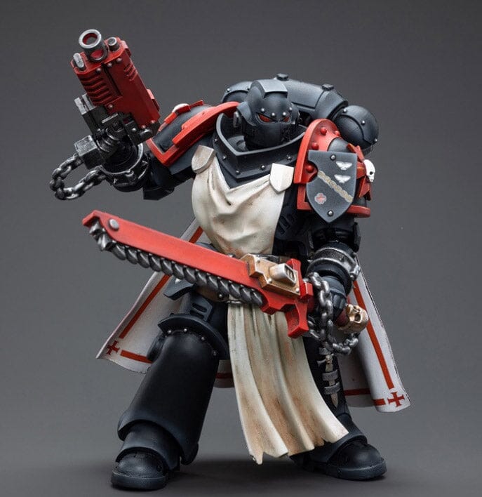 Warhammer 40K Black Templars Primaris Sword Brethren Harmund 1/18 Scale Figure