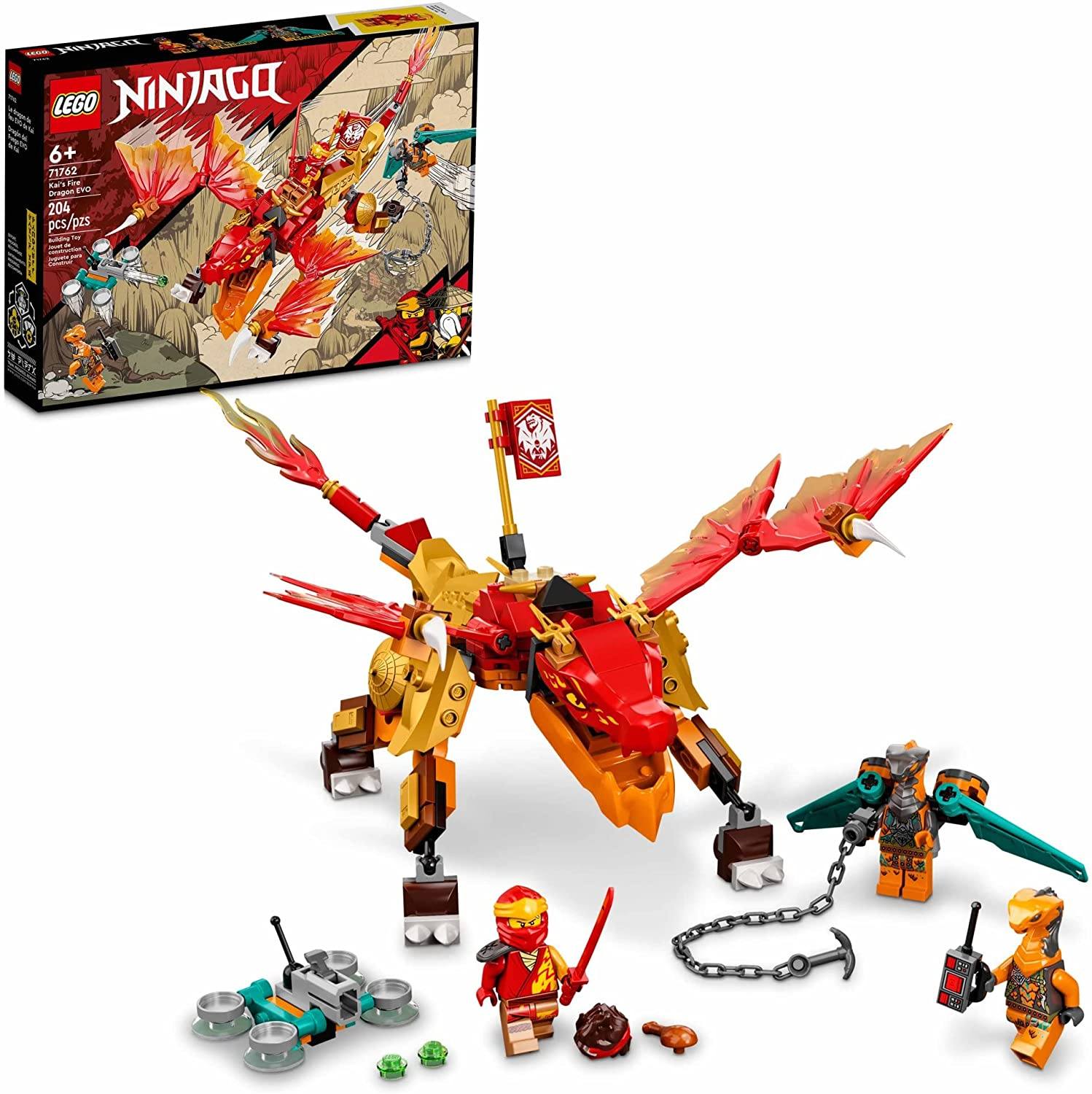 LEGO NINJAGO Kai’s Fire Dragon EVO 71762 Building Kit