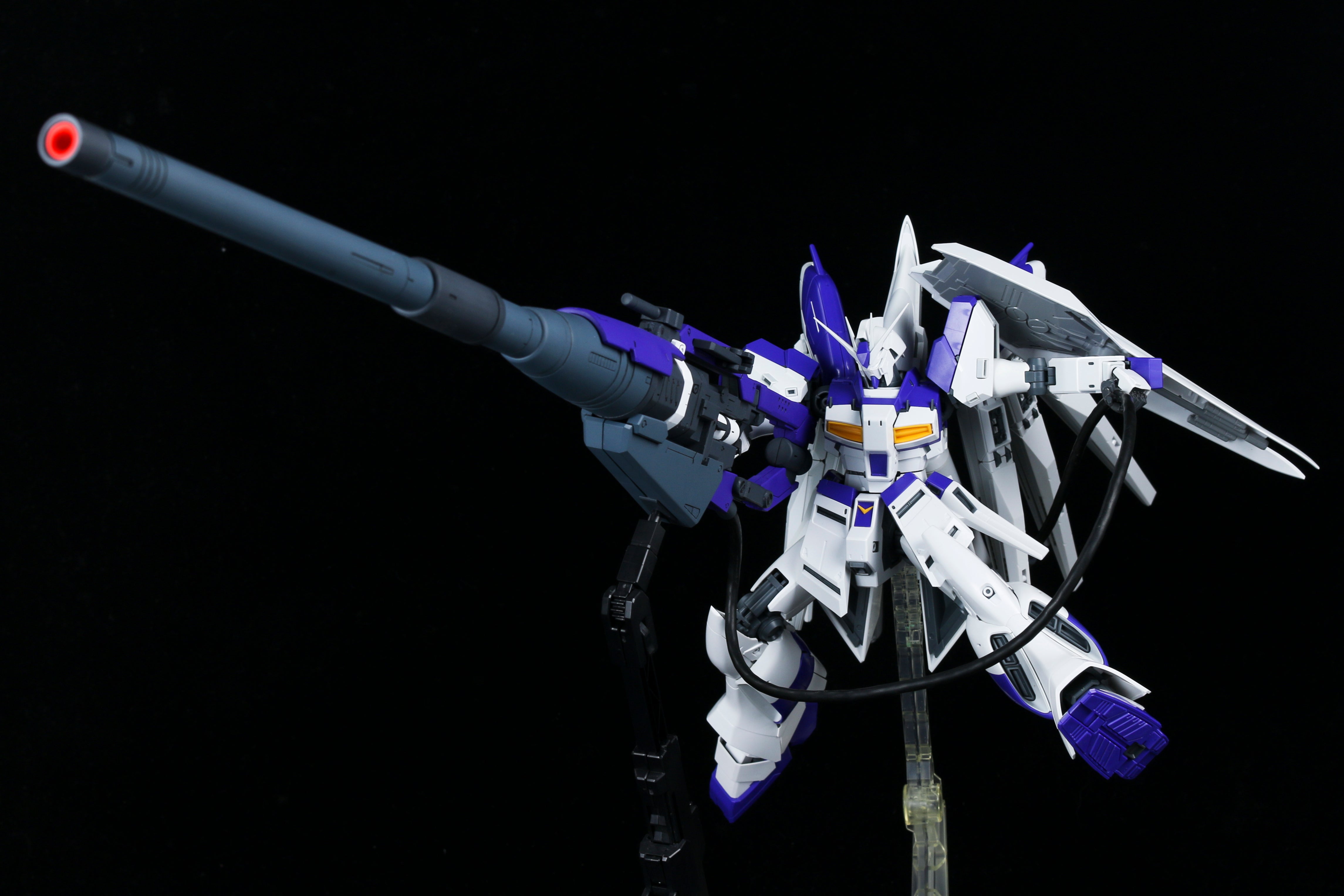 Effects Wings Hyper Mega Launcher For MG Hi Nu Gundam 1/100 With Funnel Effects