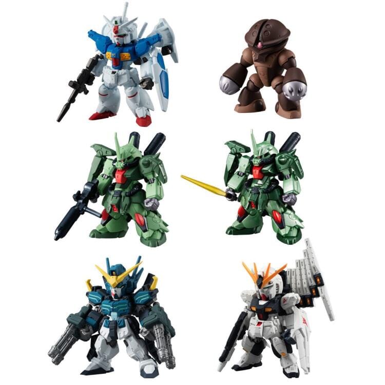 Gundam FW Gundam Converge 10th Anniversary Memorial Selection #2 Set of 6 Figures