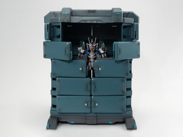 Mobile Suit Gundam The Witch From Mercury Realistic Model Series G Structure (GS07-A) MS Container (Weathering Color Edition)