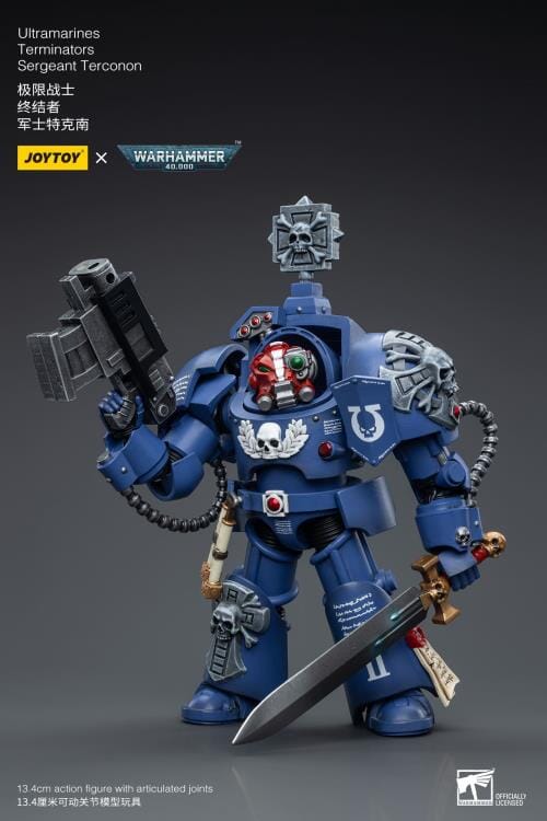 Warhammer 40K Ultramarines Terminators Sergeant Terconon 1/18 Scale Figure