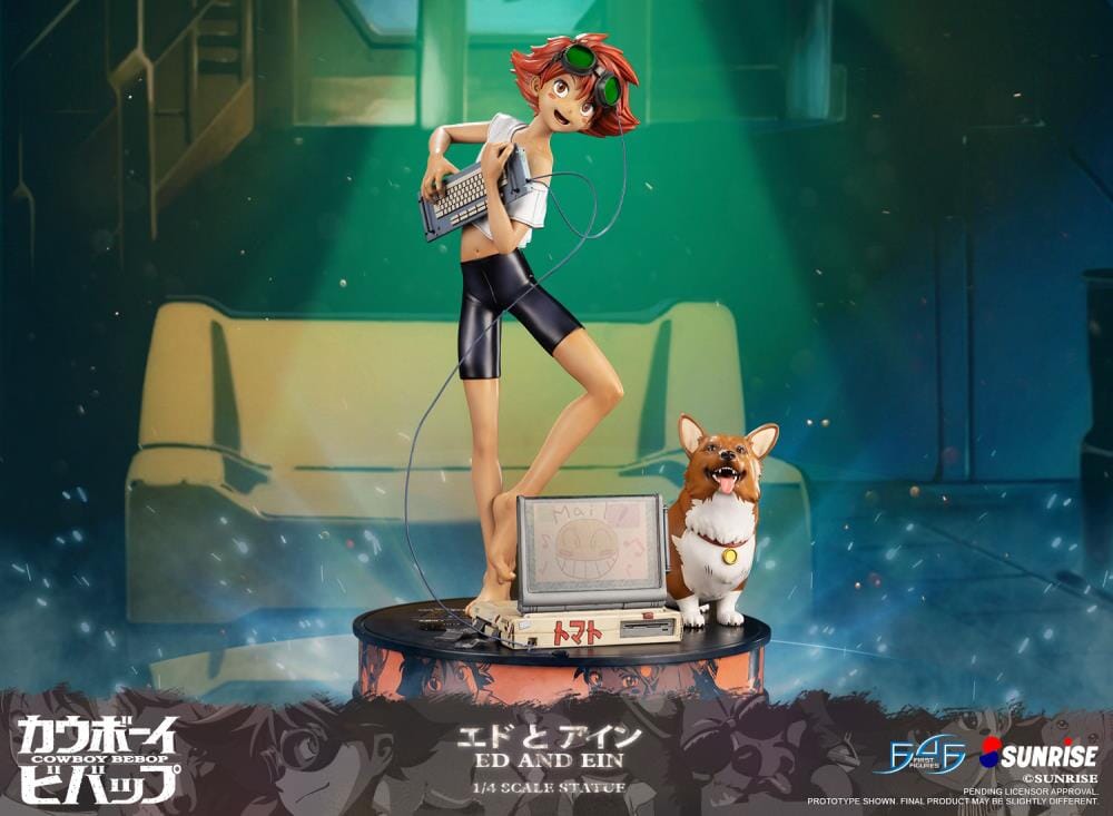 Cowboy Bebop Ed and Ein 1/4 Scale Statue