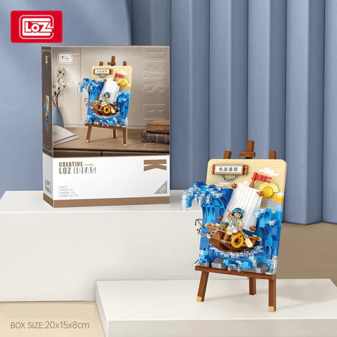 LOZ IDEAS 1280 Block Painting Ship Adventure